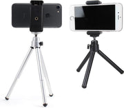 Universeel Beugel voor Statief - Mobiel Houder voor Monopod / Tripod - Telefoonhouder Tripod / Monopod - Telefoon Beugel Statief - Statief Beugel Smartphone - Horizontaal en Verticaal te Plaatsen - Zwart