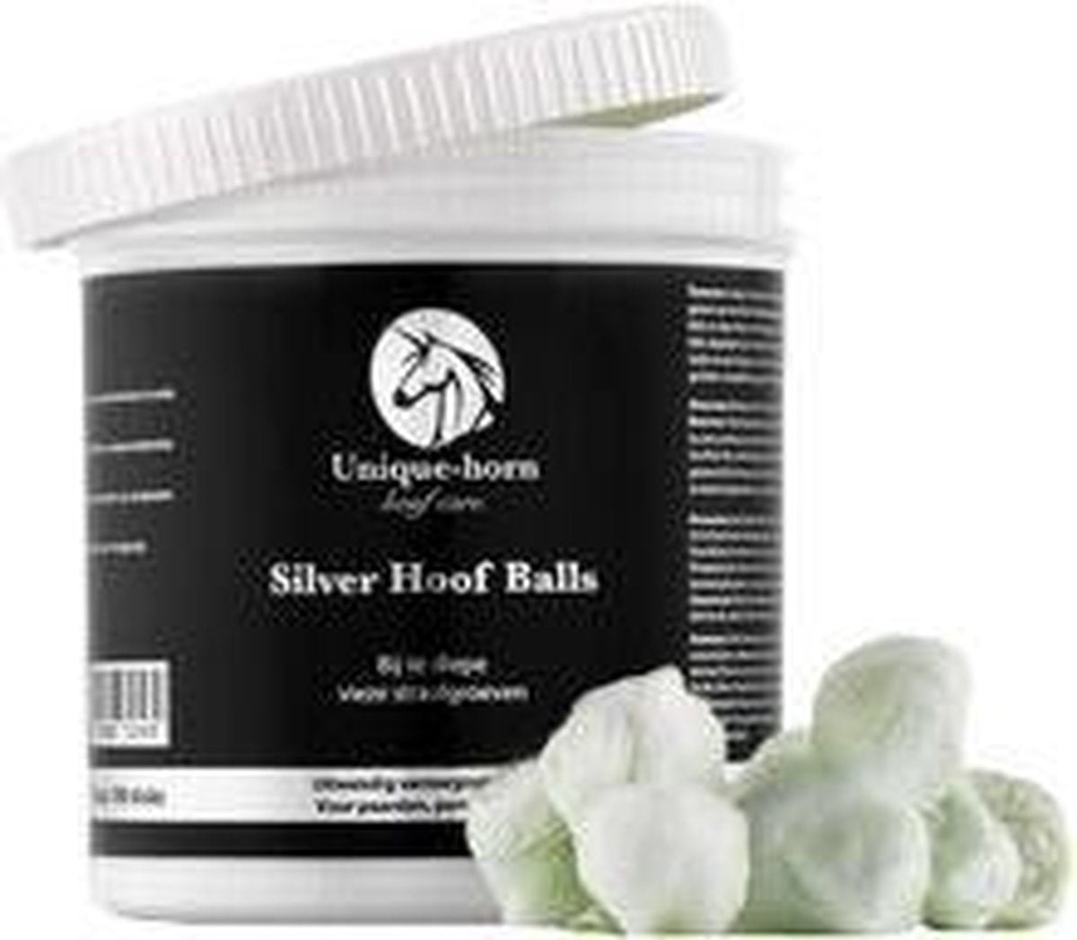 Unique-horn Silver Hoof Balls - 100 stuks