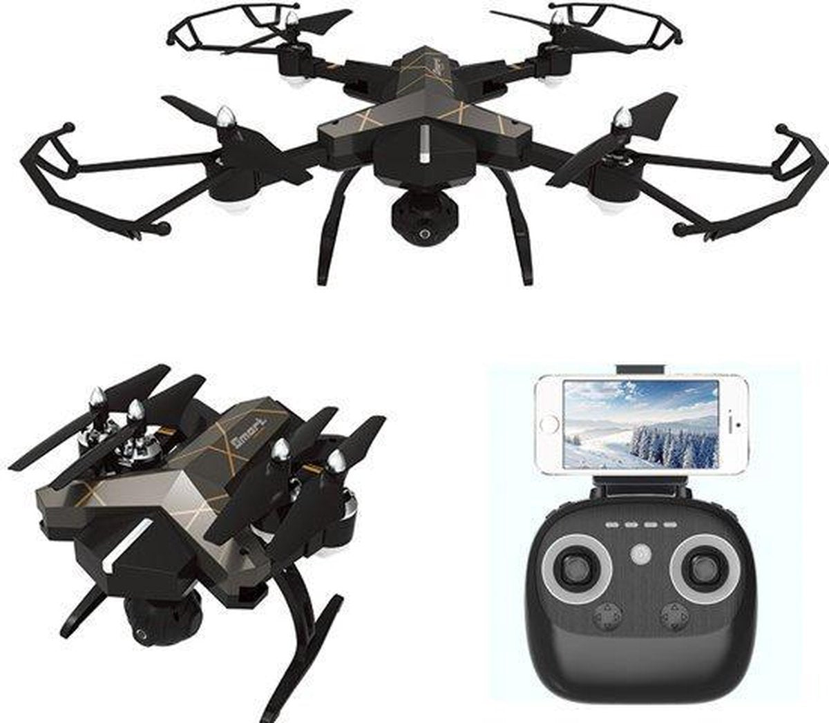 Eachine X38C Super Boost Combo  - FPV Drone - Zwart