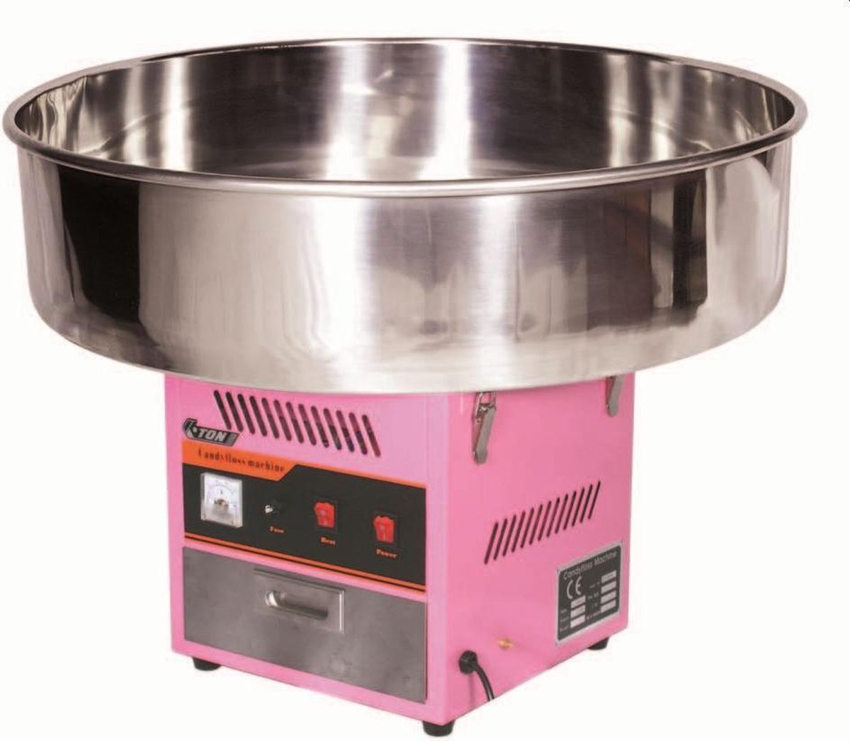 Suikerspin Machine met Kom Ø720mm. - Semi-Professioneel