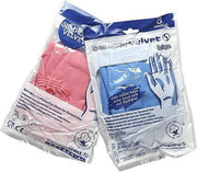 Latex huishoudhandschoen / blauw / M