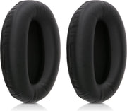 kwmobile 2x oorkussens voor Sony MDR-1000X / WH-1000XM2 koptelefoons - imitatieleer - voor over-ear-koptelefoon - zwart