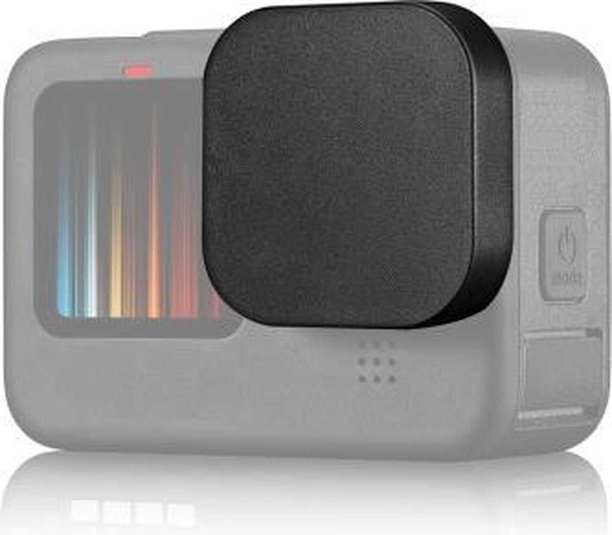PULUZ voor GoPro HERO9 Zwart Soft TPU Rubber Krasbestendig Cameralens Beschermkap Cover (Zwart)