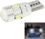 T10 2W witte 130LM 6 LED SMD 5730 back-up achteruitrijlicht knipperlichtlamp voor voertuigen