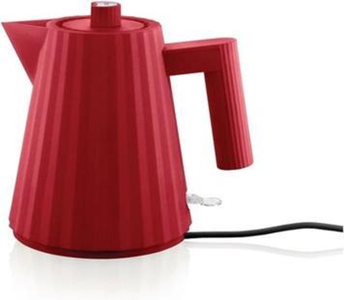 Alessi Plisse Waterkoker 1L Rood