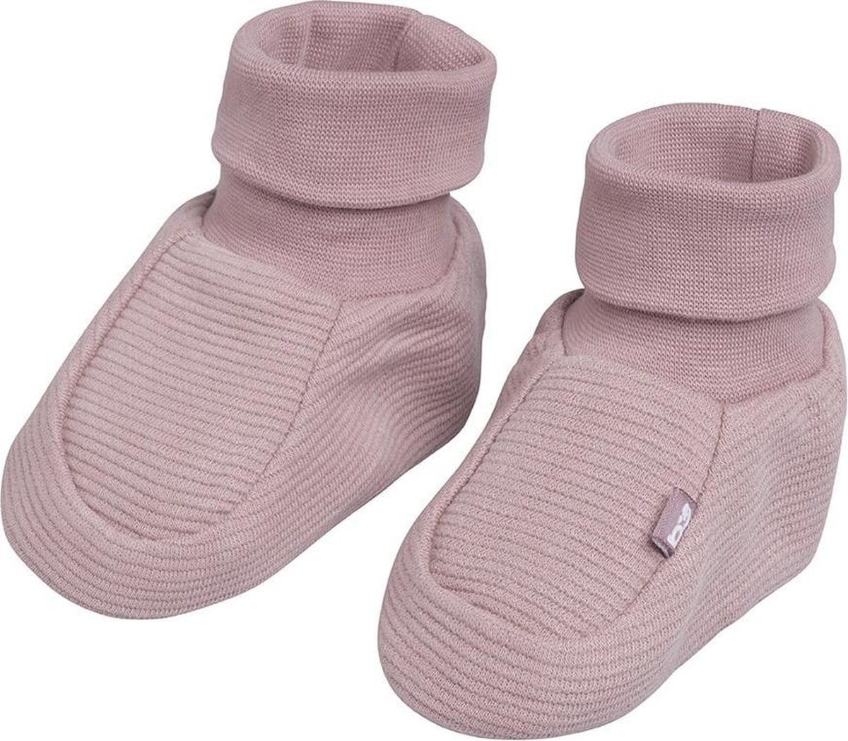 Baby's Only Slofjes Pure - Oud Roze - 3-6 mnd - 100% ecologisch katoen - GOTS
