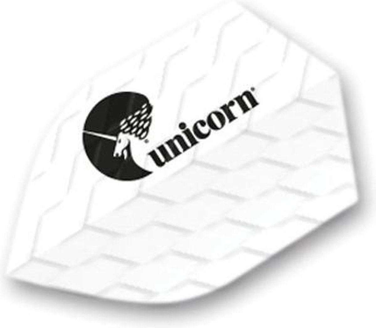 Unicorn Q 75 Micron Flights Shield 3 Stuks Wit