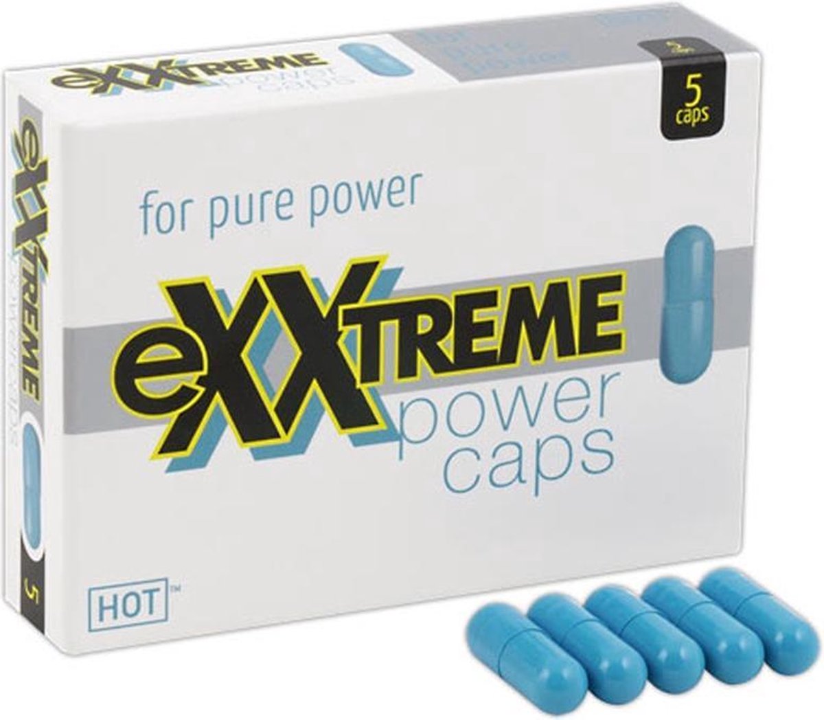 Hot Exxtreme Power Caps - 5 stuks - Erectiepillen