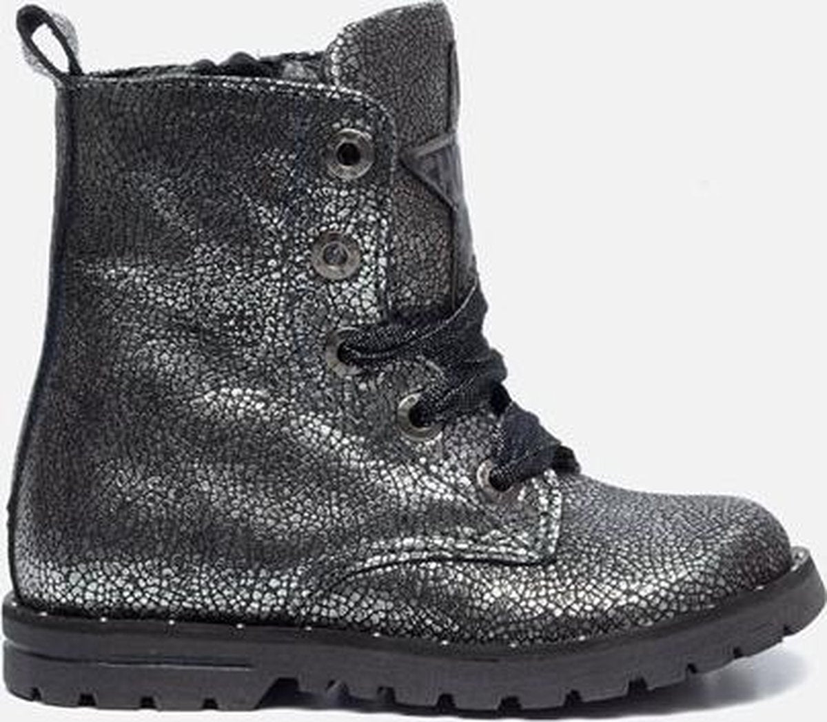 Shoesme Veterboots zilver - Maat 25