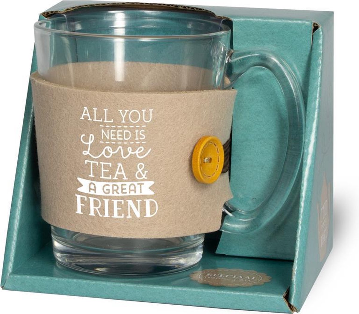 Tijd voor thee - Theeglas - Friends