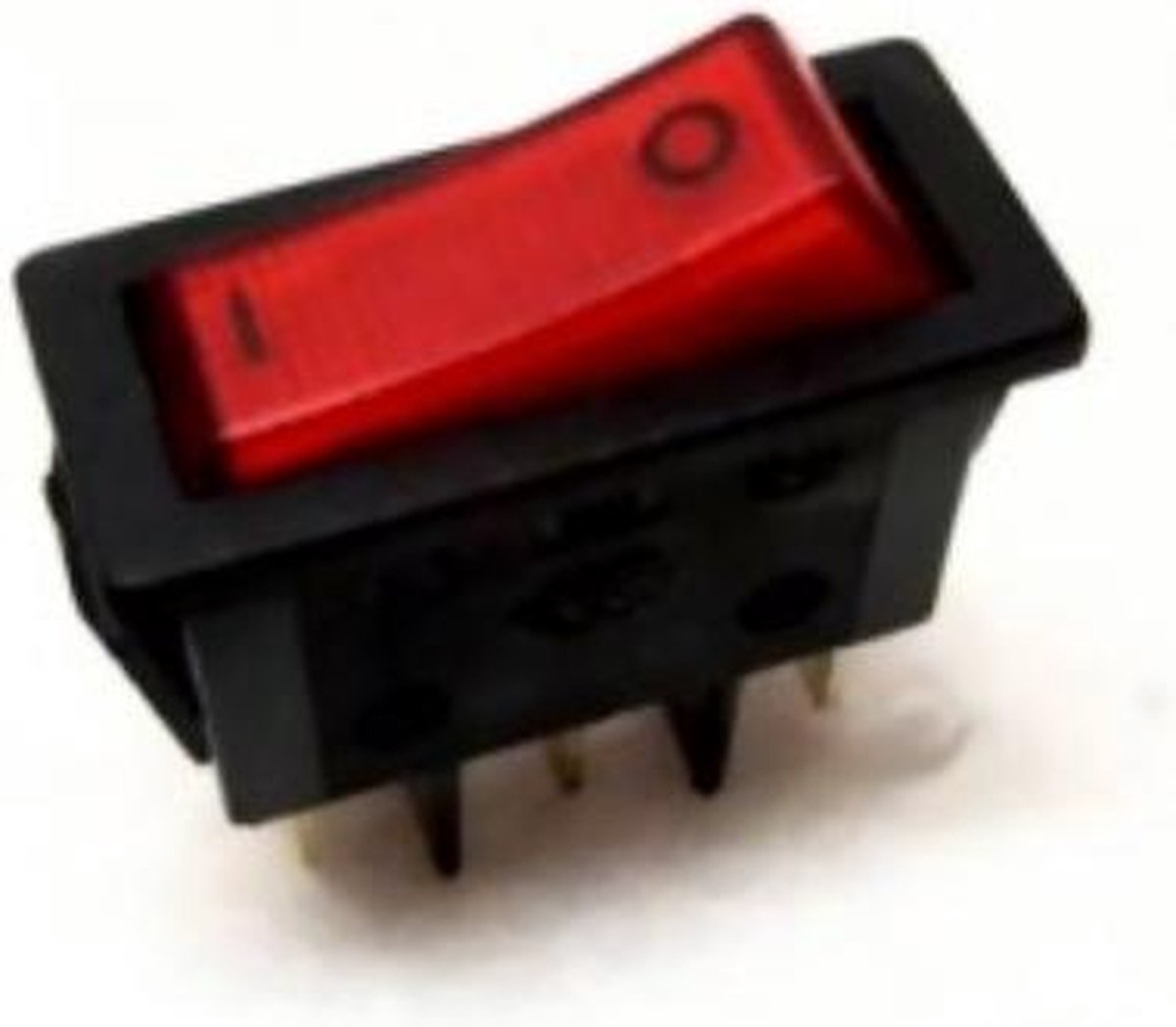 Schakelaar rood aan/uit 20 amp koffiezetter origineel Daalderop 10744
