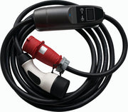 Khons Type 2 Portable Laadpunt met Rode CEE - 16A 3 fase 3 fase 16A
