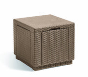 Allibert Cube - Poef / Voetenbank - Cappuccino