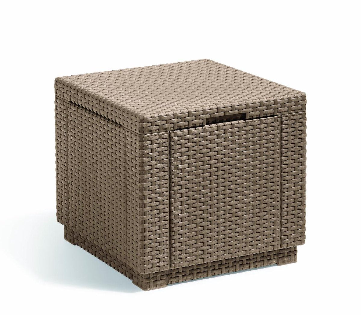 Allibert Cube - Poef / Voetenbank - Cappuccino