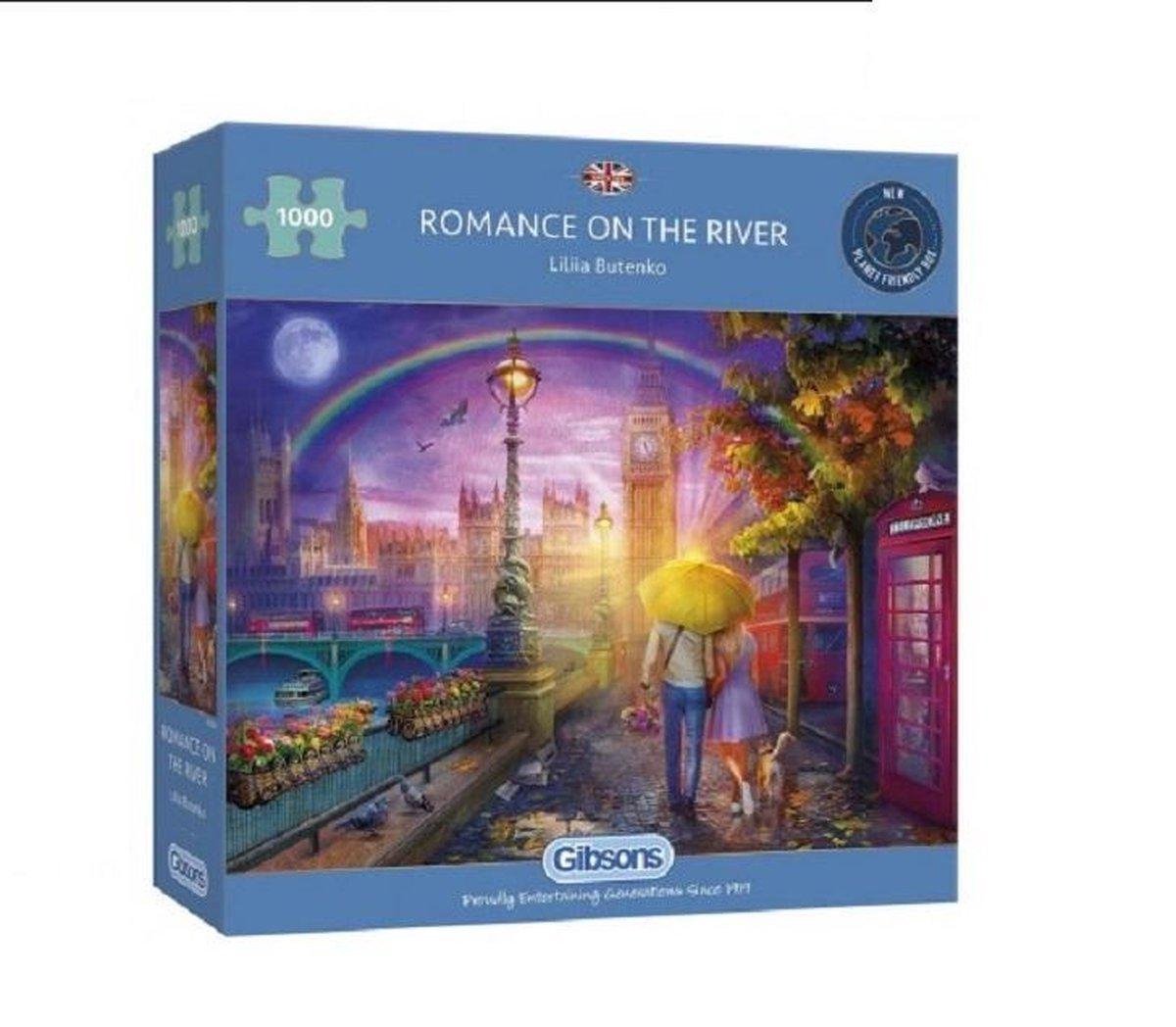 Gibsons puzzel Romance on the River - 1000 stukjes