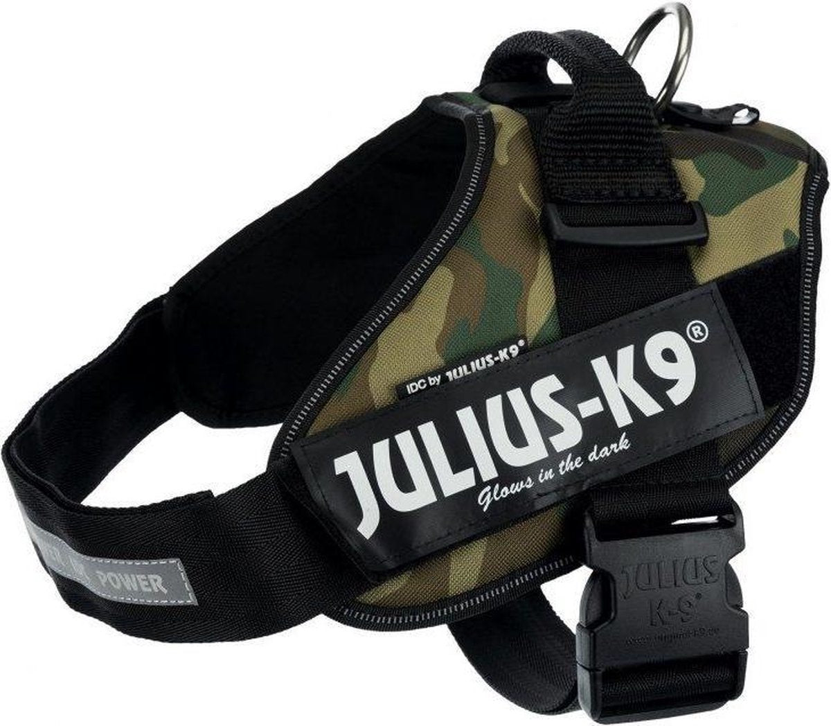 Julius K9 IDC Powertuig/Harnas - Maat 0/58-76cm - M - Camouflage