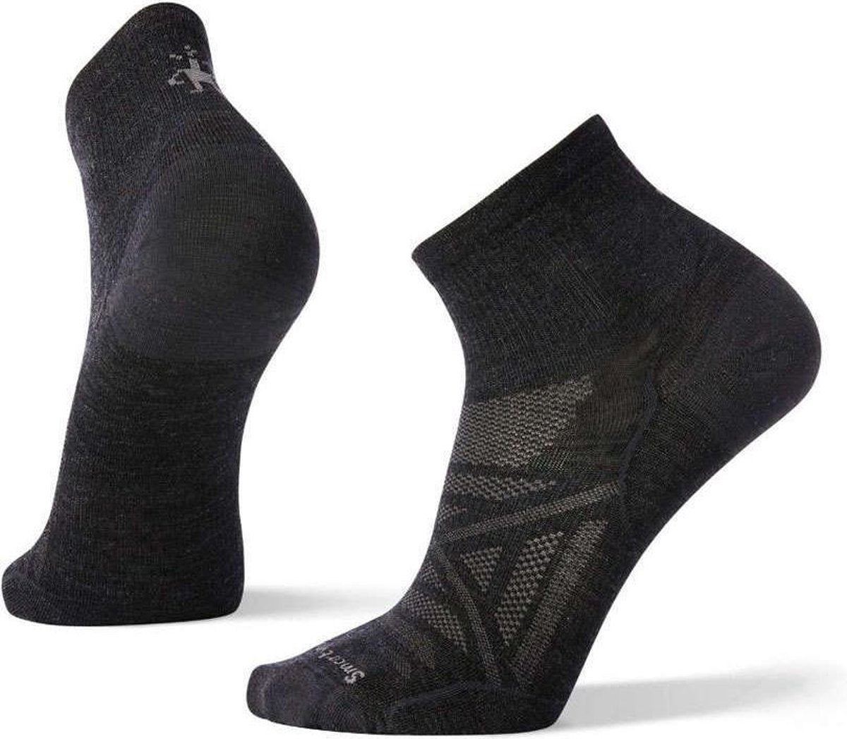 Smartwool - PHD OD ul crew black - unisex - maat L - schoenmaat 42-45
