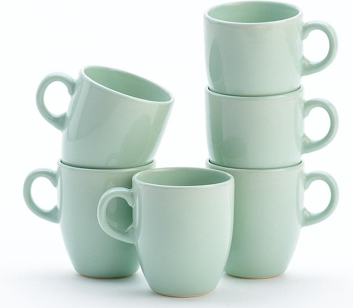 Lite-Body Hermes Koffie beker - 20cl - set van 6 stuks - Mintgroen