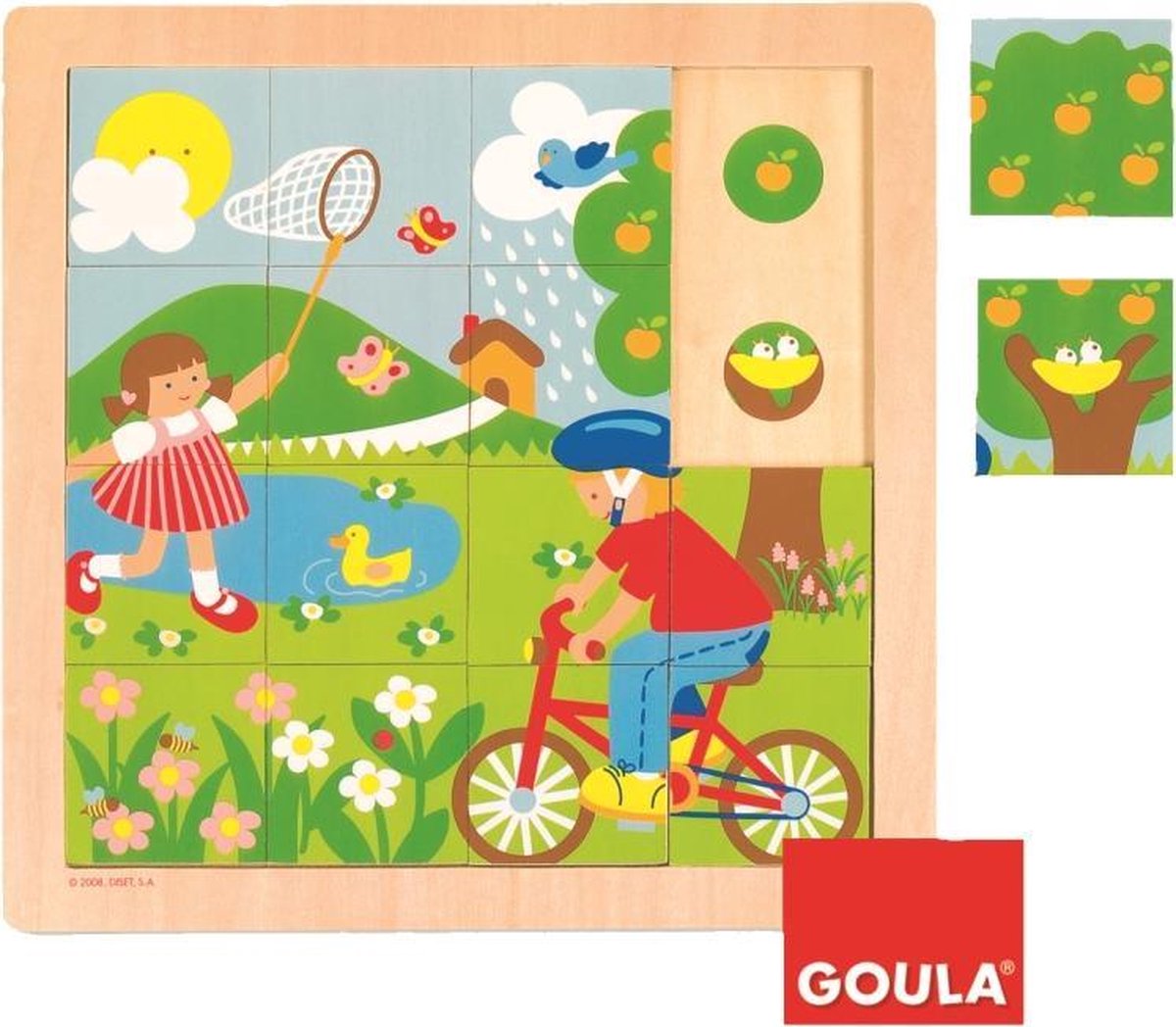 Goula Lentepuzzel - Puzzel 16 stukjes