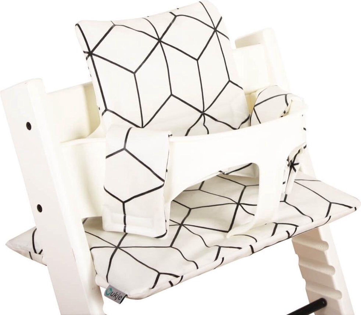 Ukje Kussenset voor Stokke Tripp Trapp - Geplastificeerd - Geometrisch