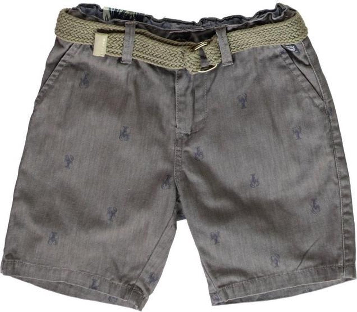 Petrol short met riem Maat - 116