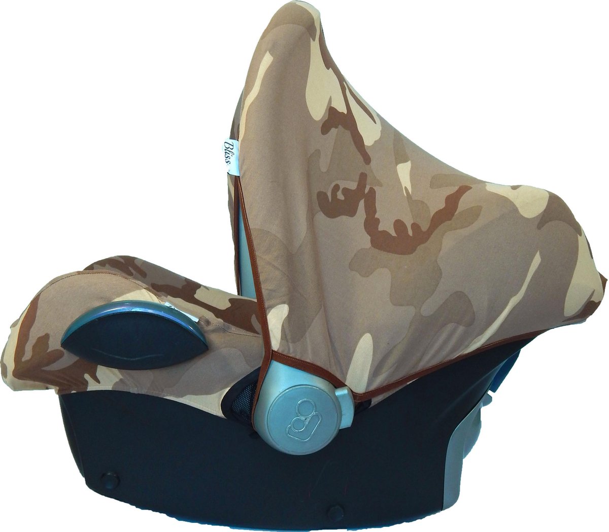 Wallabiezzz - Maxi Cosi Autostoel Zonnekap - Camouflage Bruin