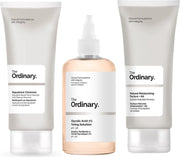 The Ordinary reiniging verzorgingsset - Squalane Cleanser 150 ml - Glycolic Acid 7% Toning Solution 240 ml - Natural Moisturizing Factors + HA 100 ml