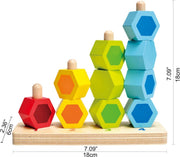 Hape Houten Tel- En Stapelspel 18 Cm