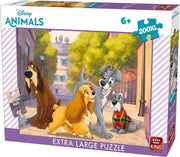 Disney 200 Stukjes XL Puzzel Lady en de Vagebond - King - 48 x 34 cm