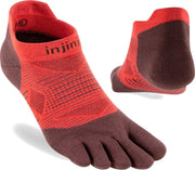 Injinji Run Lightweight No-Show Coolmax - Rood - 40-44