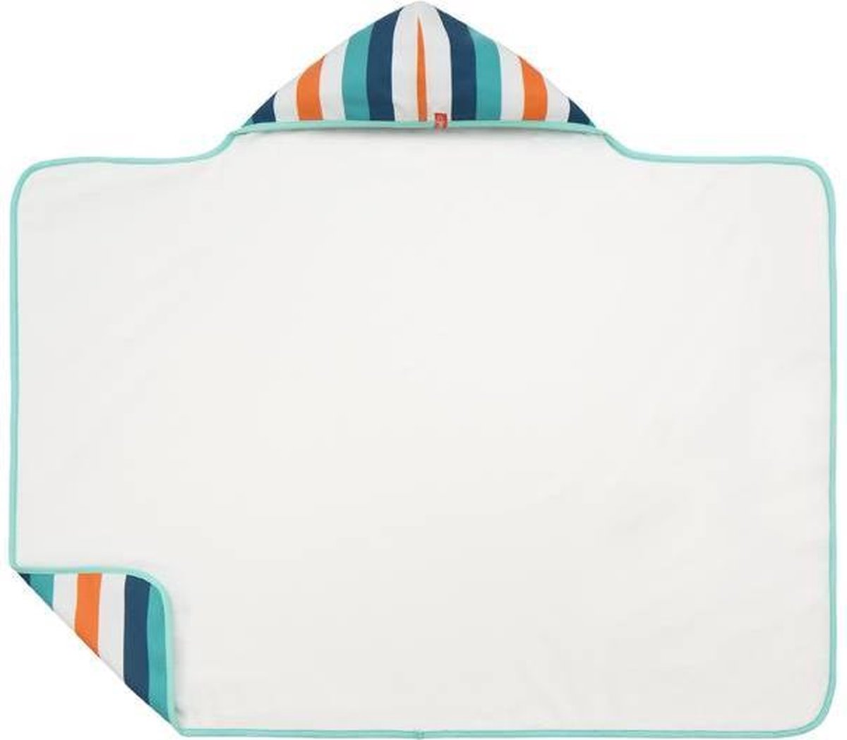 Badcape Jongen Multistripe - L√§ssig