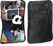 relaxdays autostoel organizer - set van 2 stuks - stoelorganizer auto - tablethouder zwart