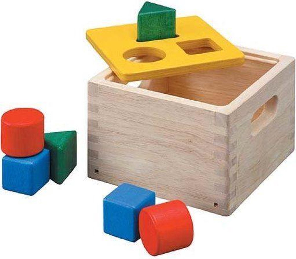 PlanToys - Vormenstoof/sorteerbox