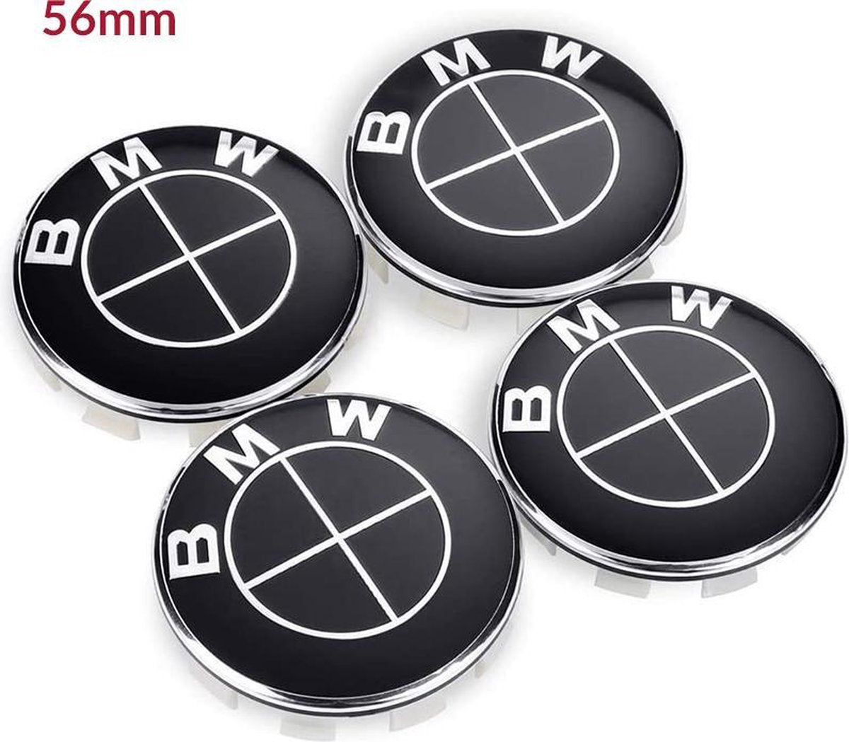 BMW naafdoppen 56mm Zwart (Centercaps / Velgdop / 36136850834 )