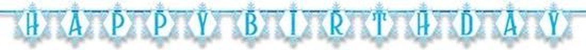 Witbaard Slinger Snow Princess 280 Cm Karton Wit/blauw