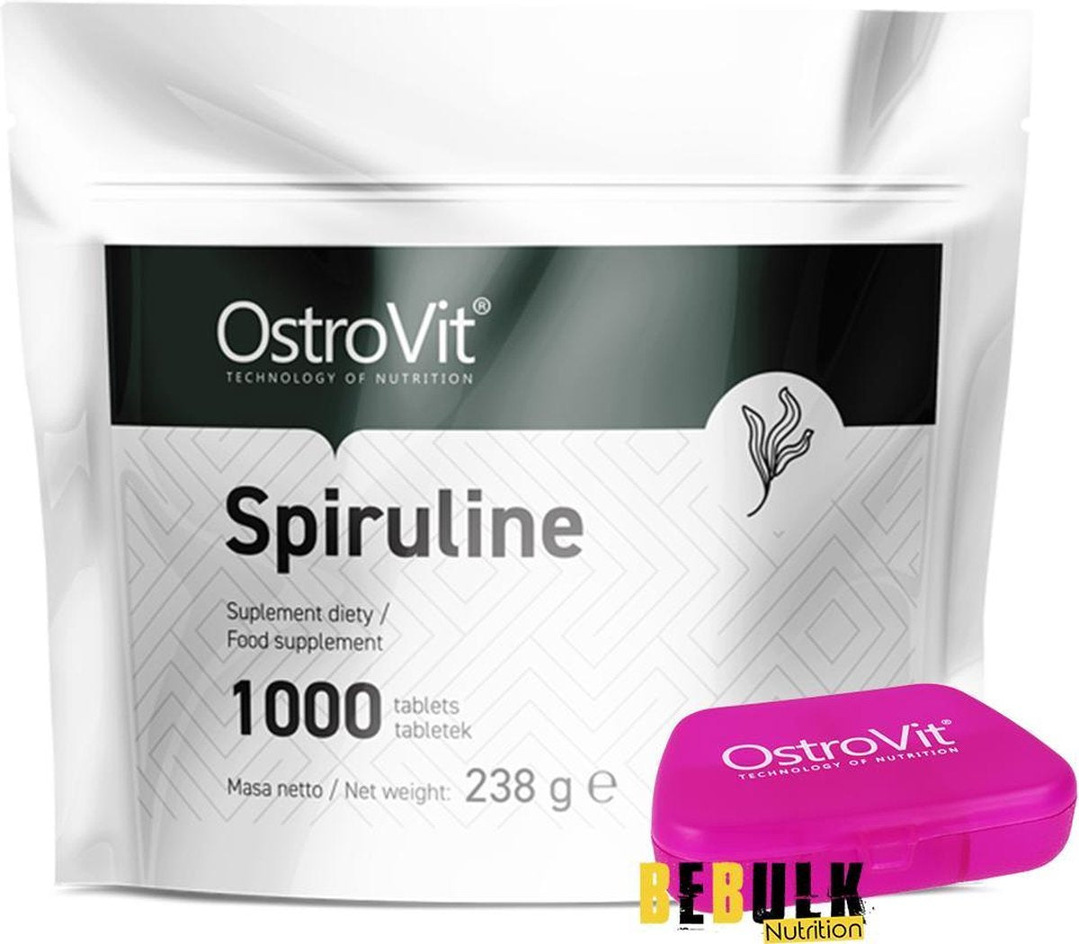 Spiruline 1000mg 1000 Tablets OstroVit