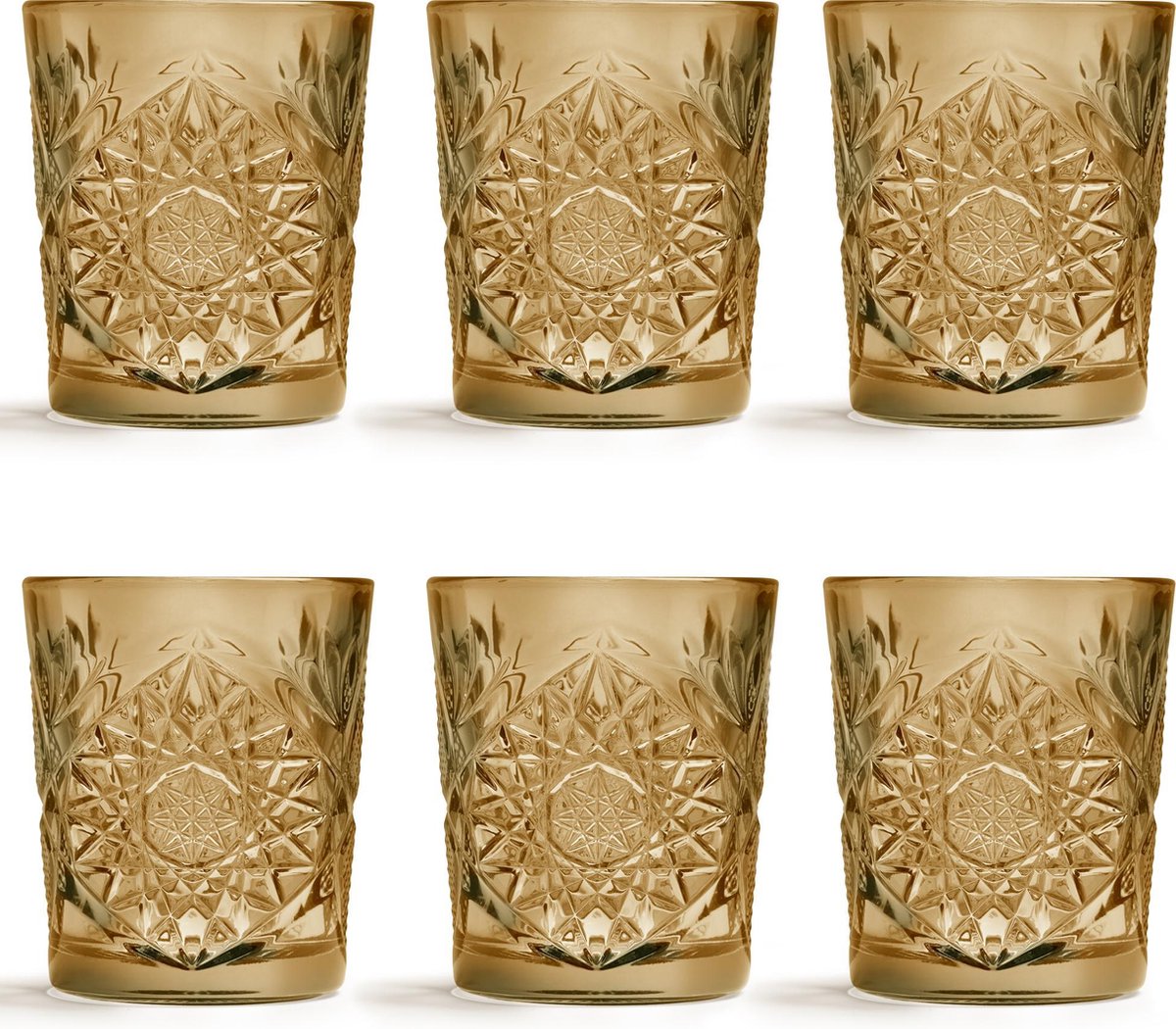 Libbey Drinkglas Hobstar - Oker - 355 ml/ 35