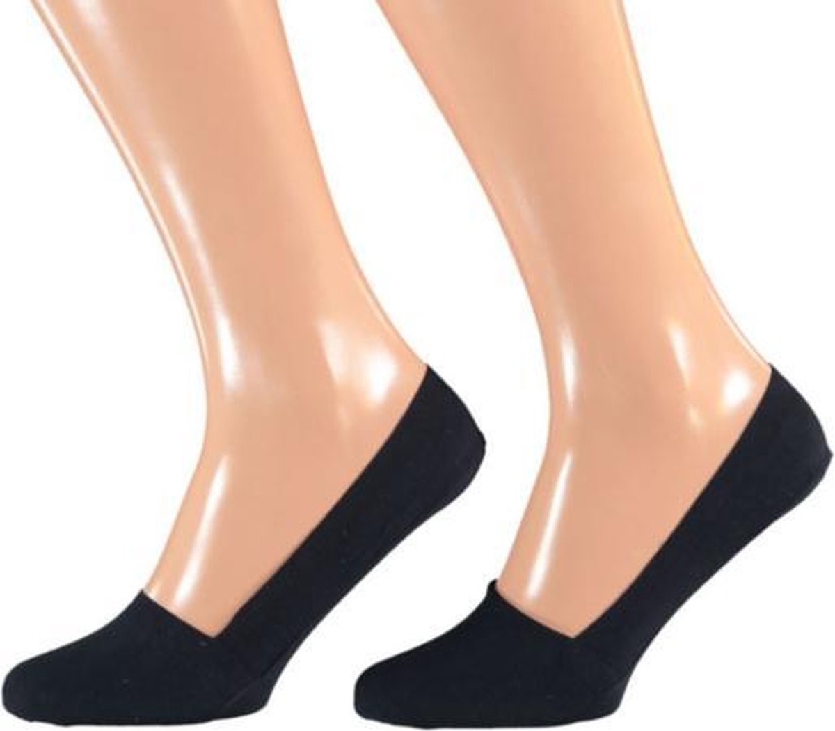 Sarlini invisible sneakersok | 2-pack | Donkerblauw | Maat 42/47