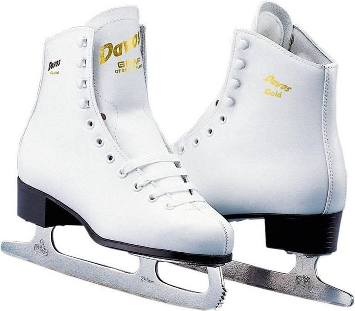 Graf Davos Gold - Kunstschaatsen - Maat 30 - Jongens en meisjes - Wit