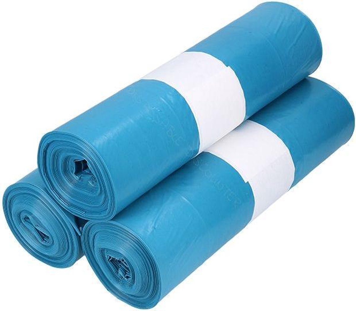 Afvalzak LDPE 80x110 cm blauw T60 200 stuks