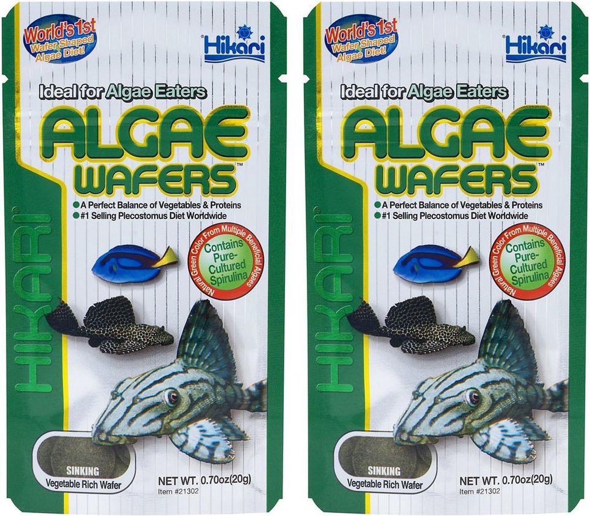 Hikari algae wafers 82 gram per 2 stuks