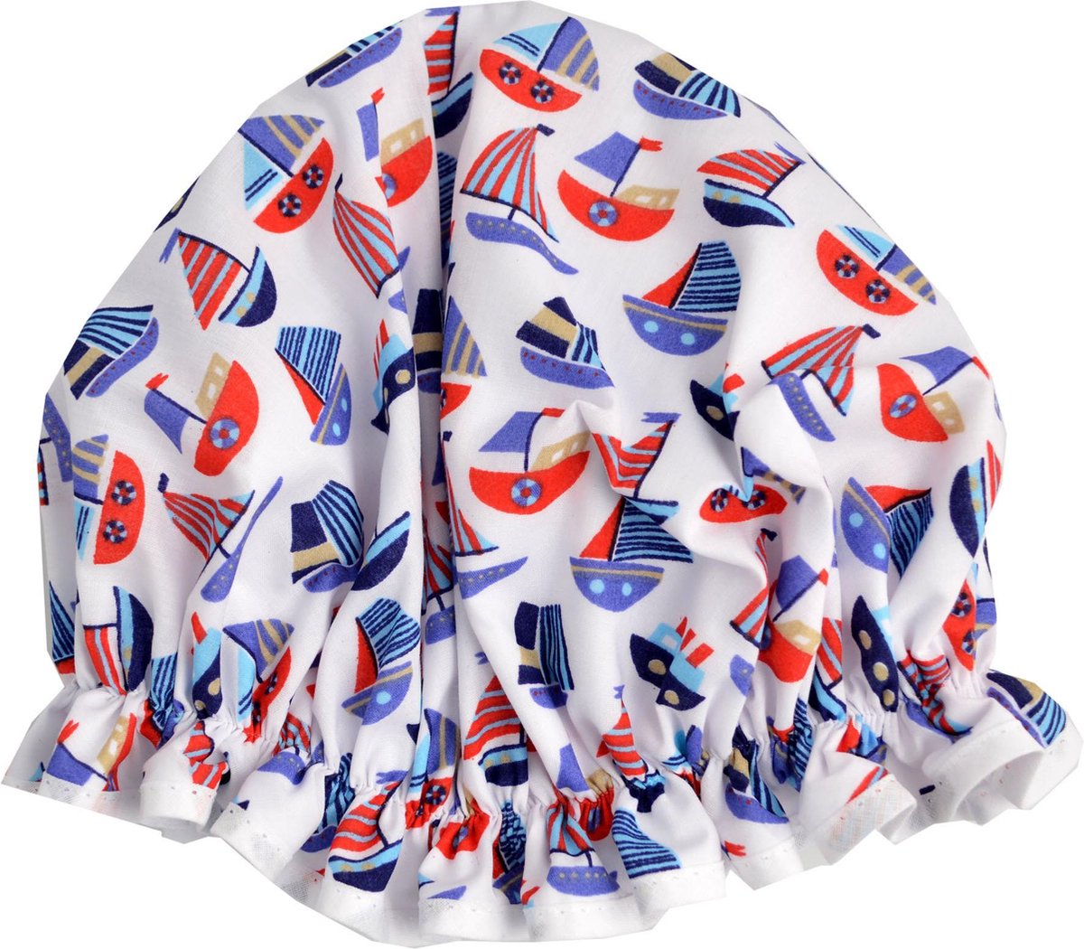 Vagabond Traditionele Engelse Douchemuts - Boats White