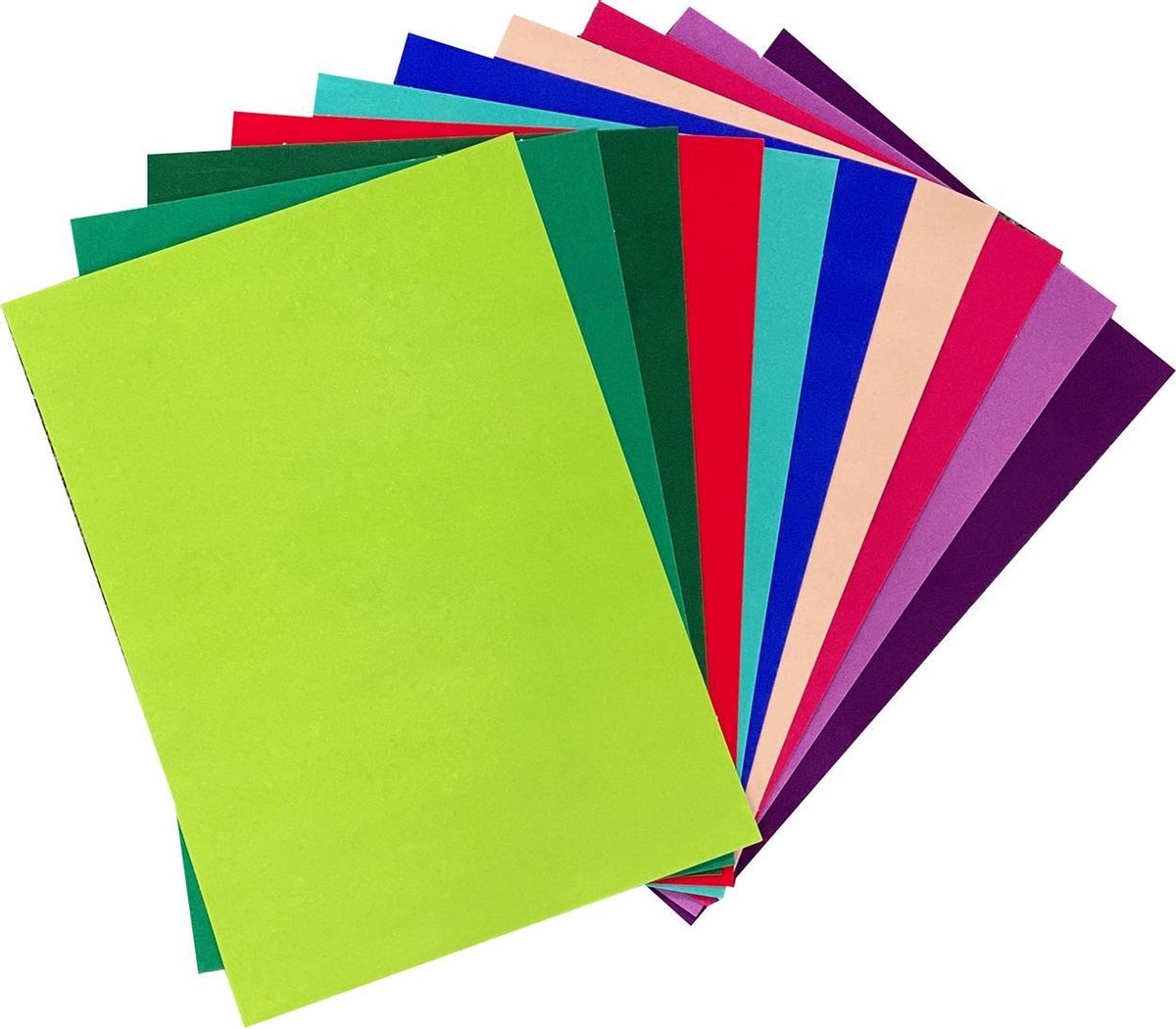 Joy! Crafts Fluweel Papier zelfklevend Felle kleuren 10vl 8011/0003 29