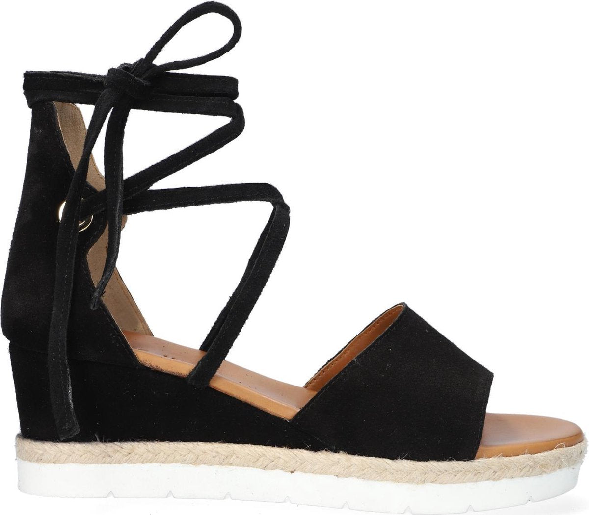 Notre-V Z401 Sandalen - Met Sleehak - Dames - Zwart - Maat 36