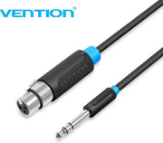 Vention XLR naar Jack 6.35 mm Audio Kabel 3 Meter