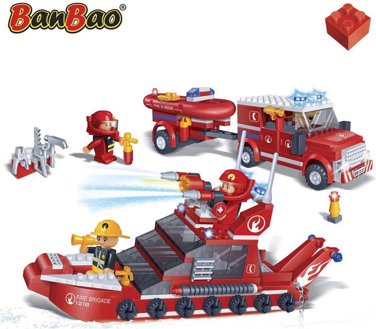 BanBao Brandweer Brandweer set - 8312