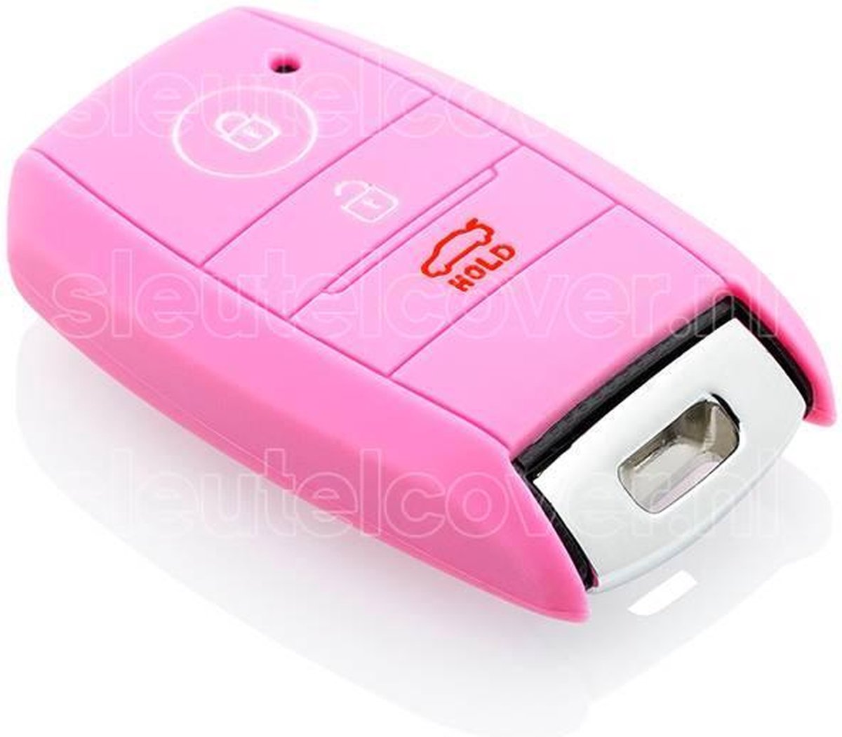 Hyundai SleutelCover - Roze / Silicone sleutelhoesje / beschermhoesje autosleutel