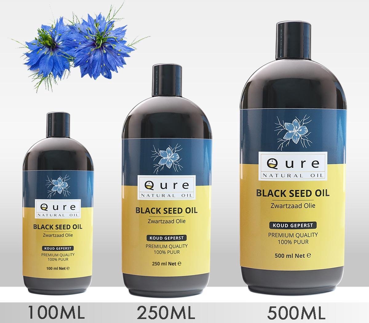 Black Seed Oil 500ml | Zwarte Zaad Olie | 100% Puur & Onbewerkt | Voordeelverpakking | Food Grade kwaliteit