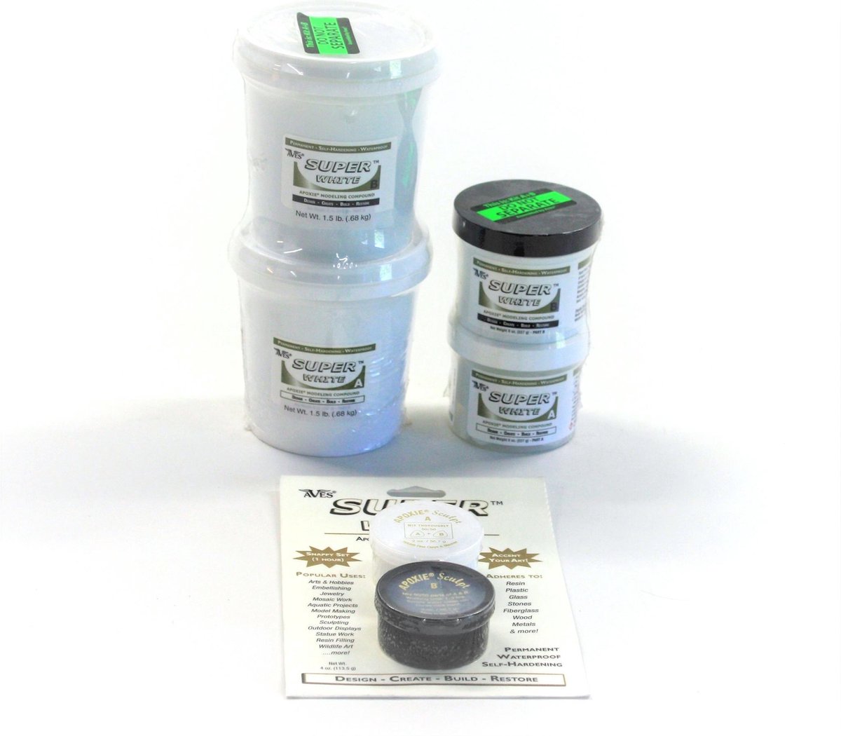 Apoxie Super White - 1/4 lb. (113.4 gram)
