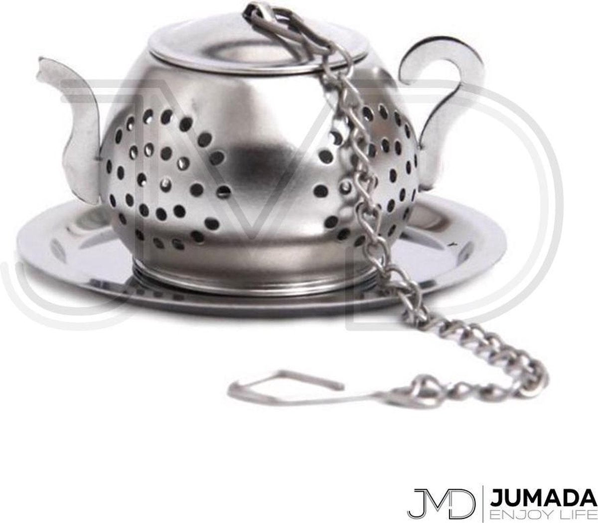 RVS Theefilter - Theemannetje - Tea Infuser - Theeaccessoires - Voor Losse Thee - Theepot